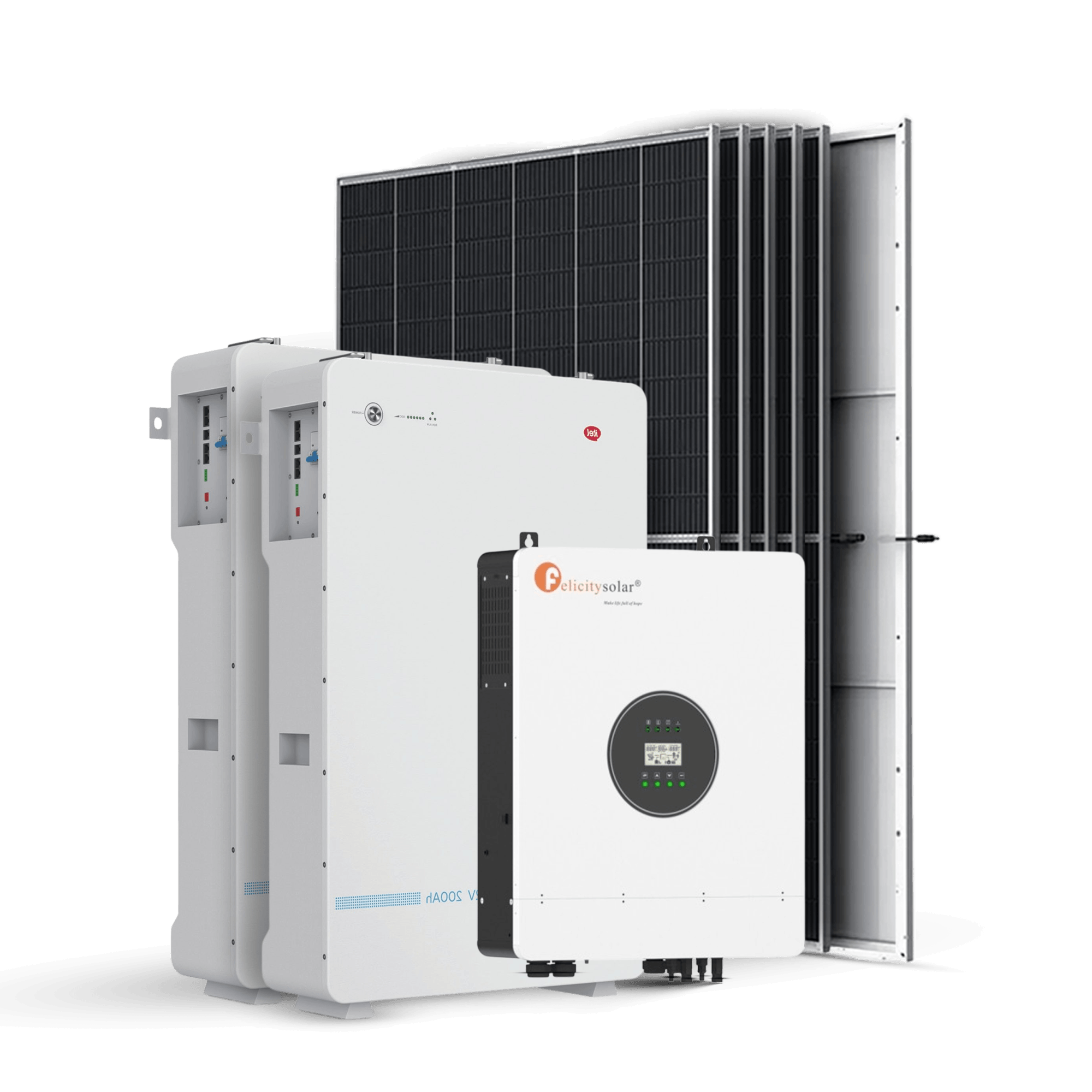 2pcs 10kWh Battery | 11kVA Inverter Package