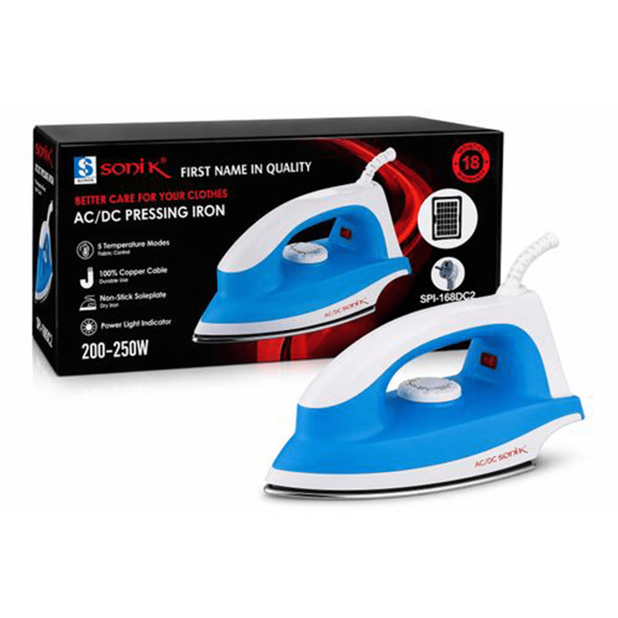 Sonik 250W Pressing Iron