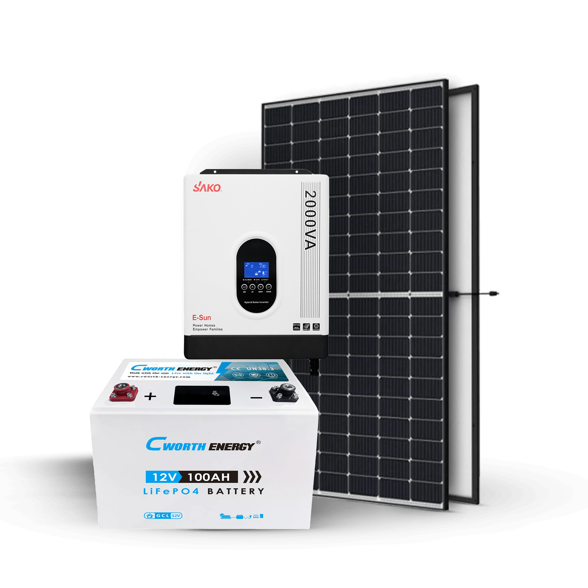 1.28kWh Battery | 2kVA Inverter Package